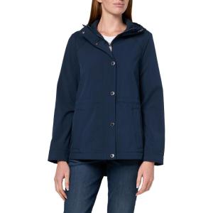 Nautica Women’s Softshell Jacket– Water-resistant, Wind-resistant Transitional Coat, Adjustable Waist(Navy Seas)