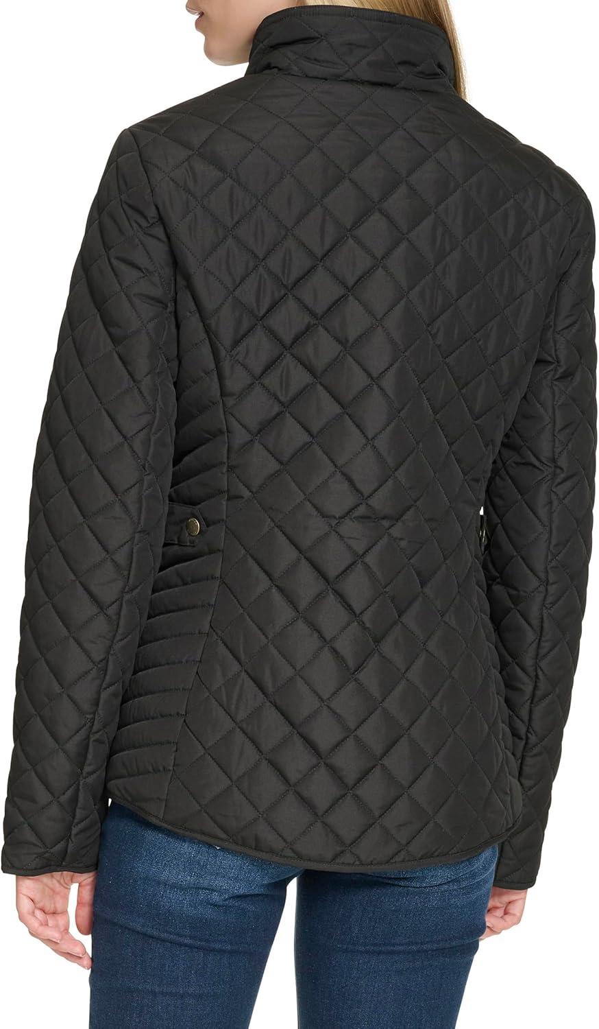 imageNautica Womens Barn Outerwear Quilted JacketBlack