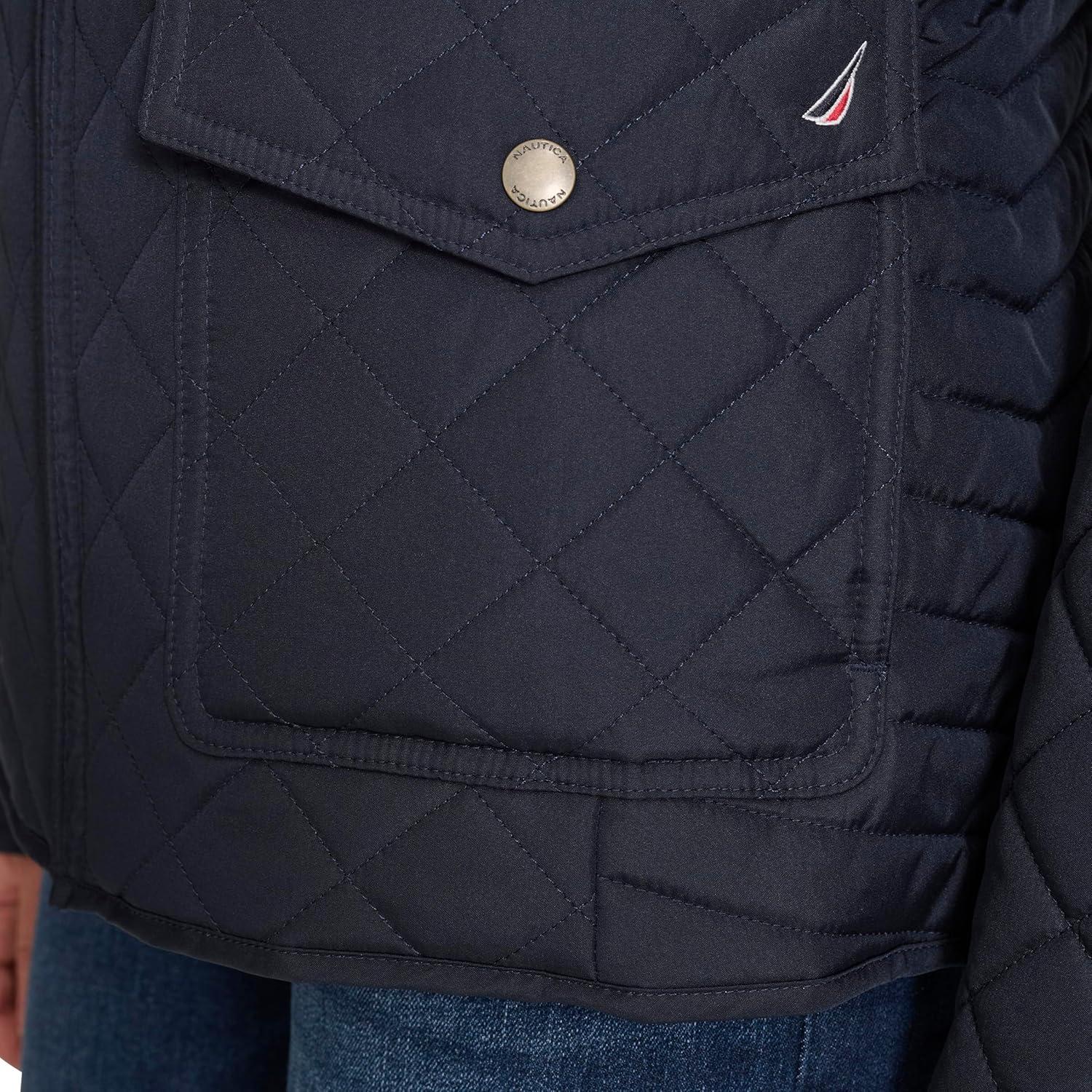 imageNautica Womens Barn Outerwear Quilted JacketNight Sky