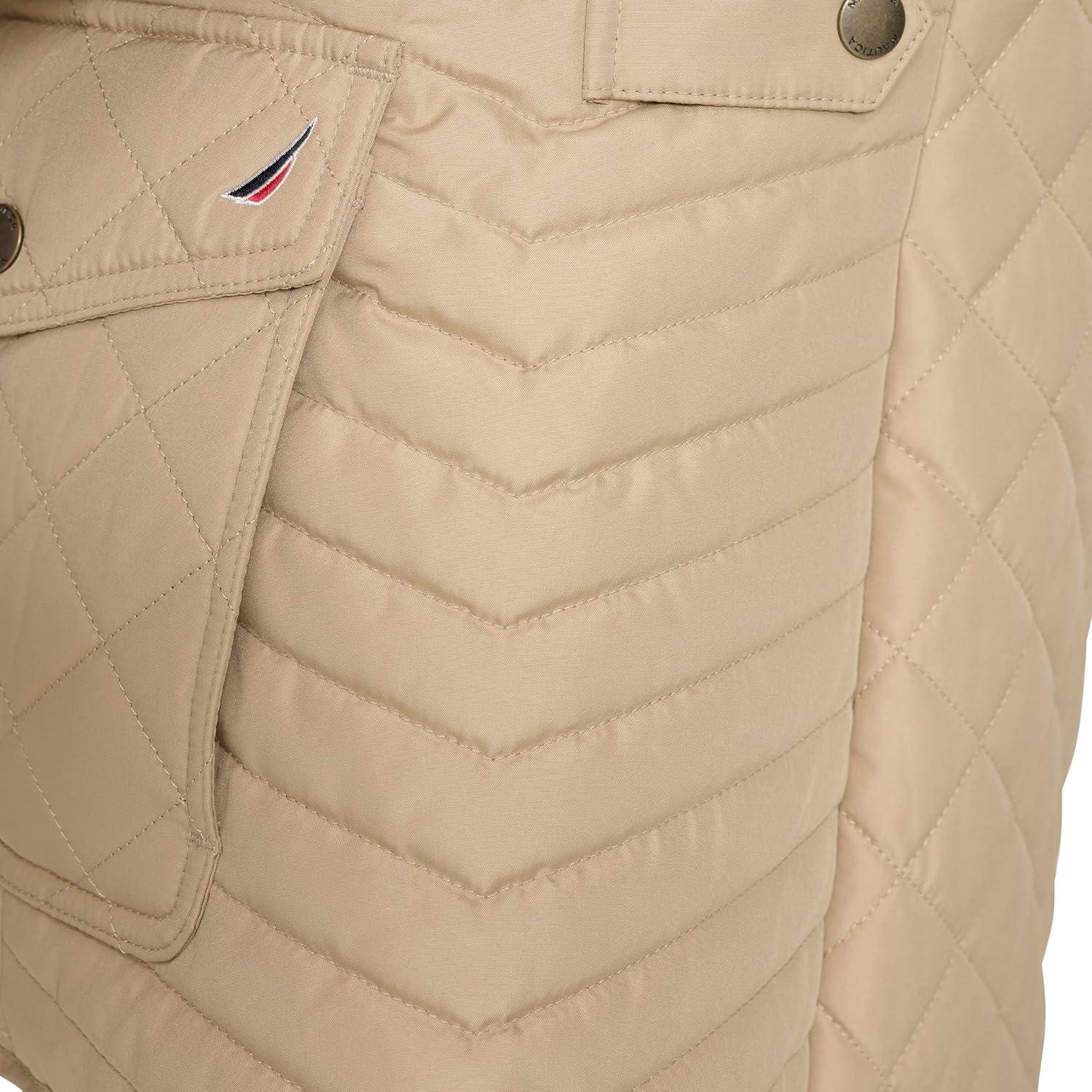 imageNautica Womens Barn Outerwear Quilted JacketRope