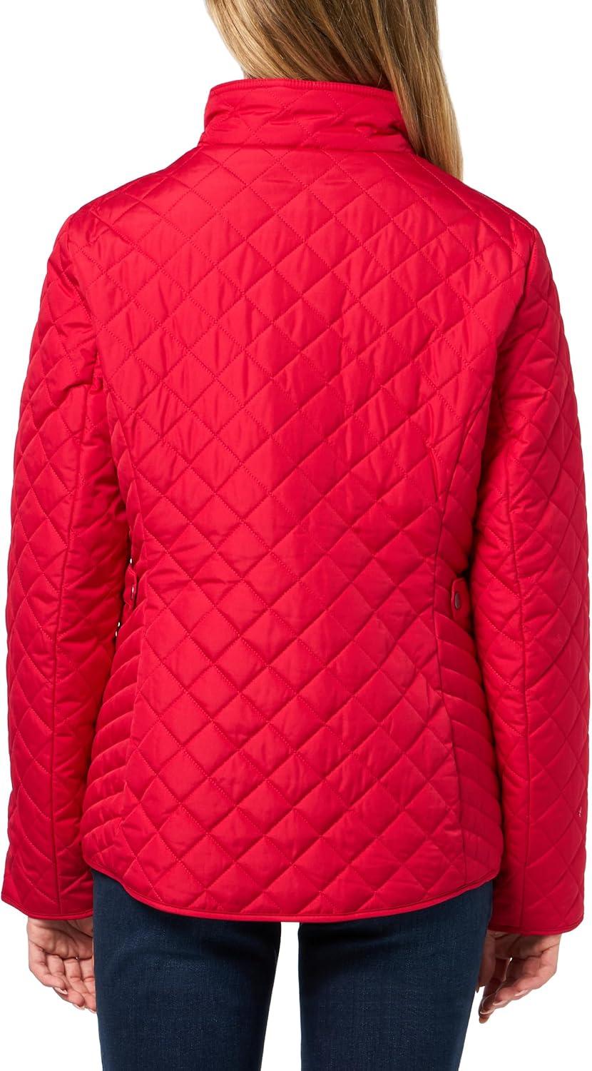 imageNautica Womens Barn Outerwear Quilted JacketScarlet