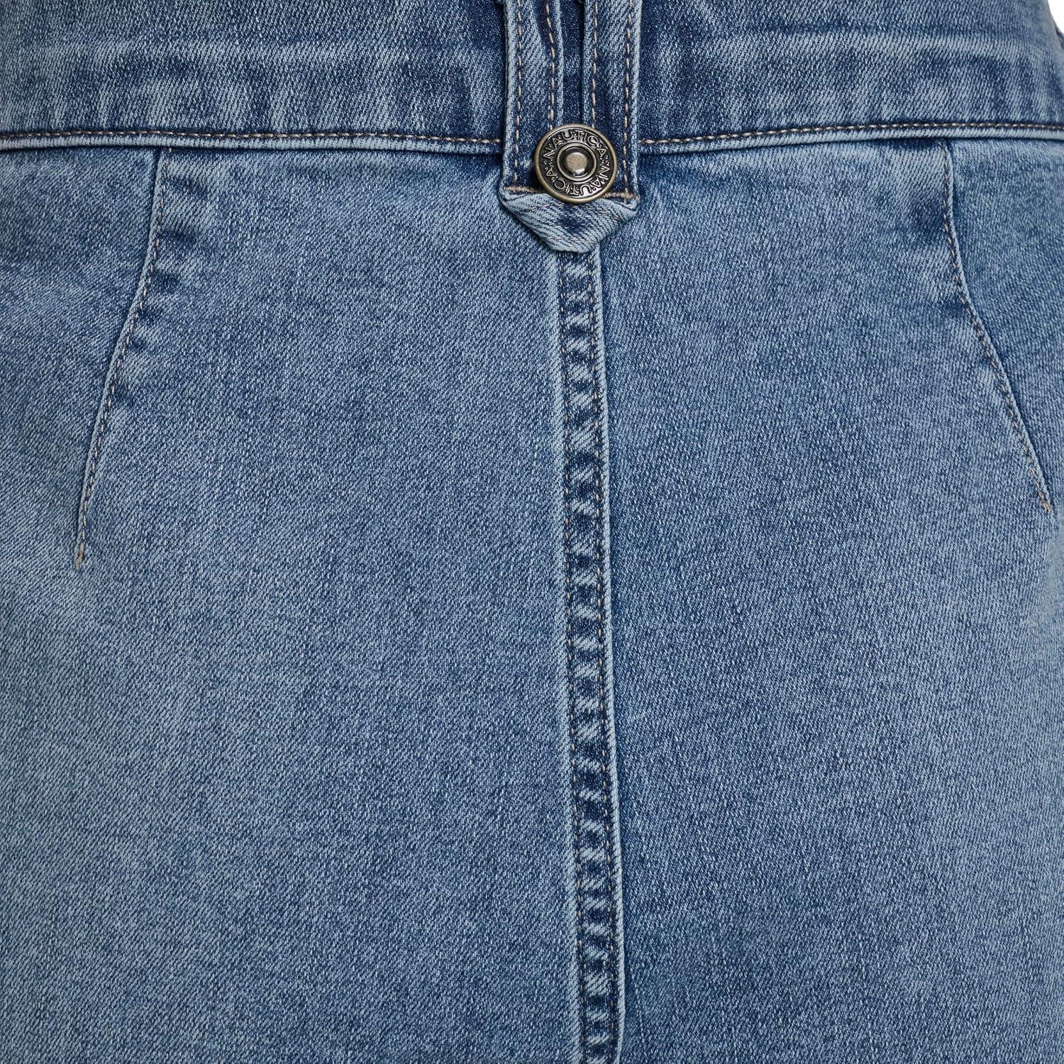imageNautica Womens Denim Pleated Jean Fashion ShortsLola Wash