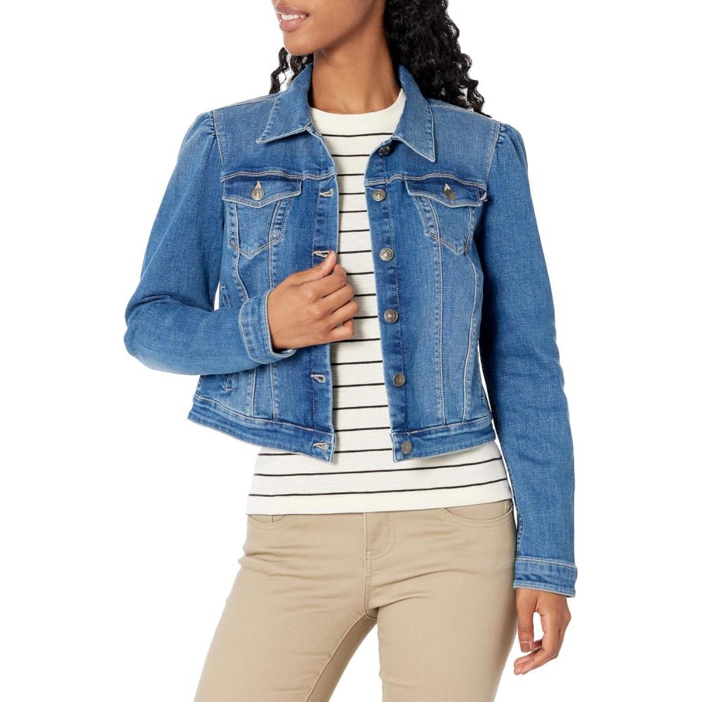 imageNautica Womens Jacket Denim Jean JacketBlue