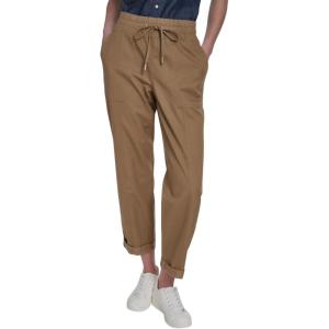 Nautica Women’s Pull on Cuffed Solid Ankle Length Pants(Sage)