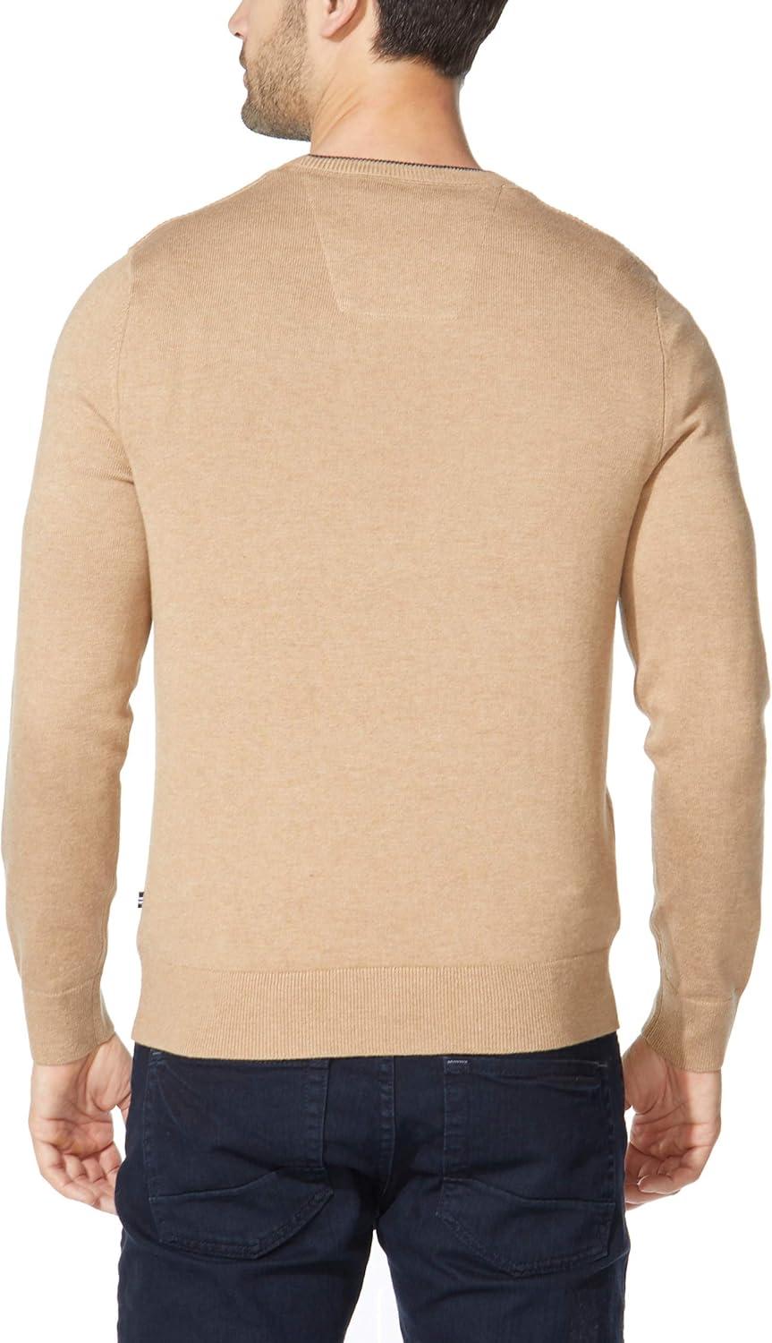 imageNautica Mens Ribbed SweaterCoastal Camel Heather