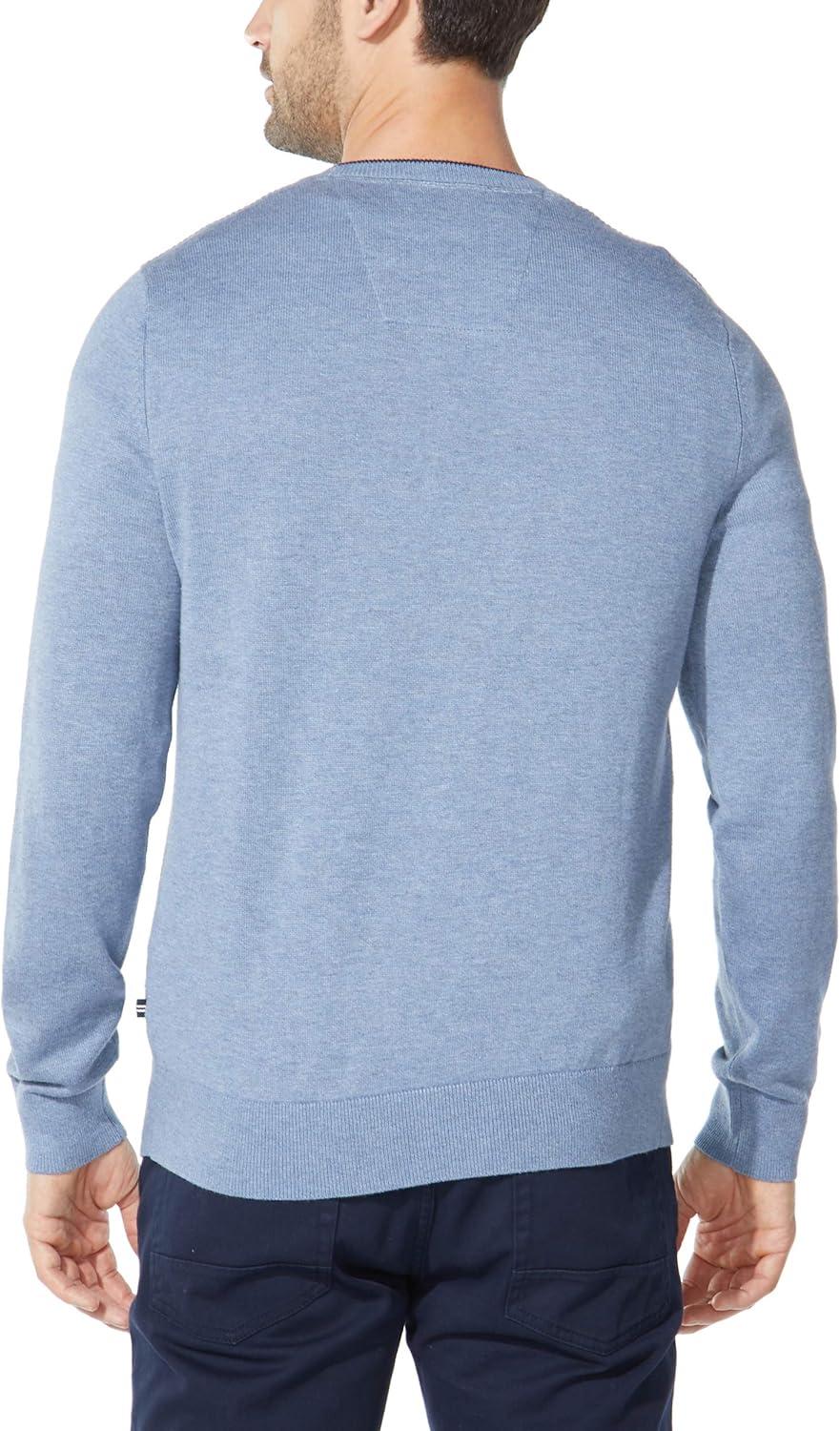 imageNautica Mens Ribbed SweaterDeep Anchor Heather