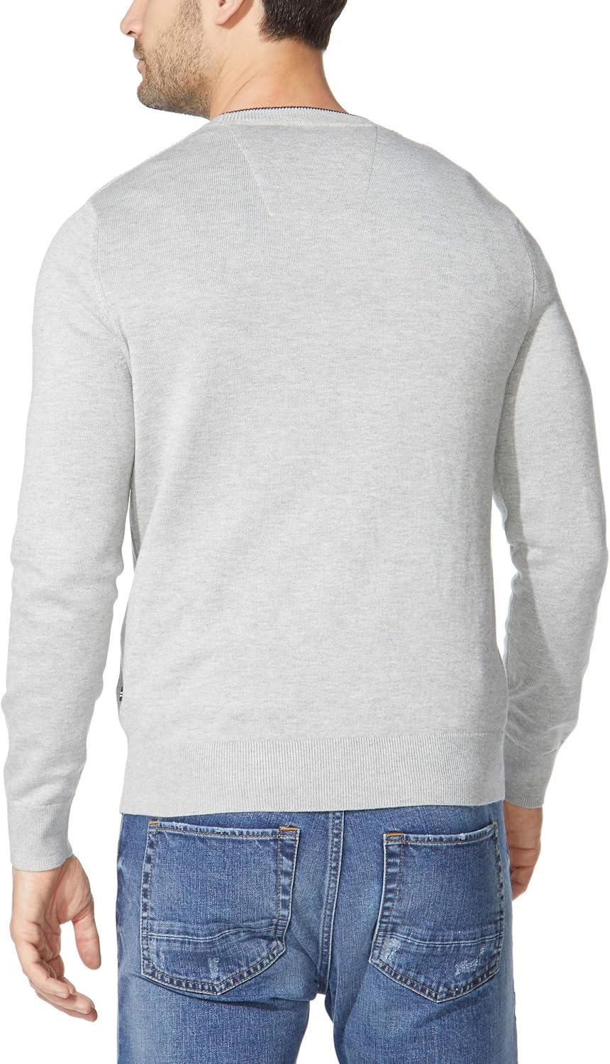 imageNautica Mens Ribbed SweaterGrey Heather