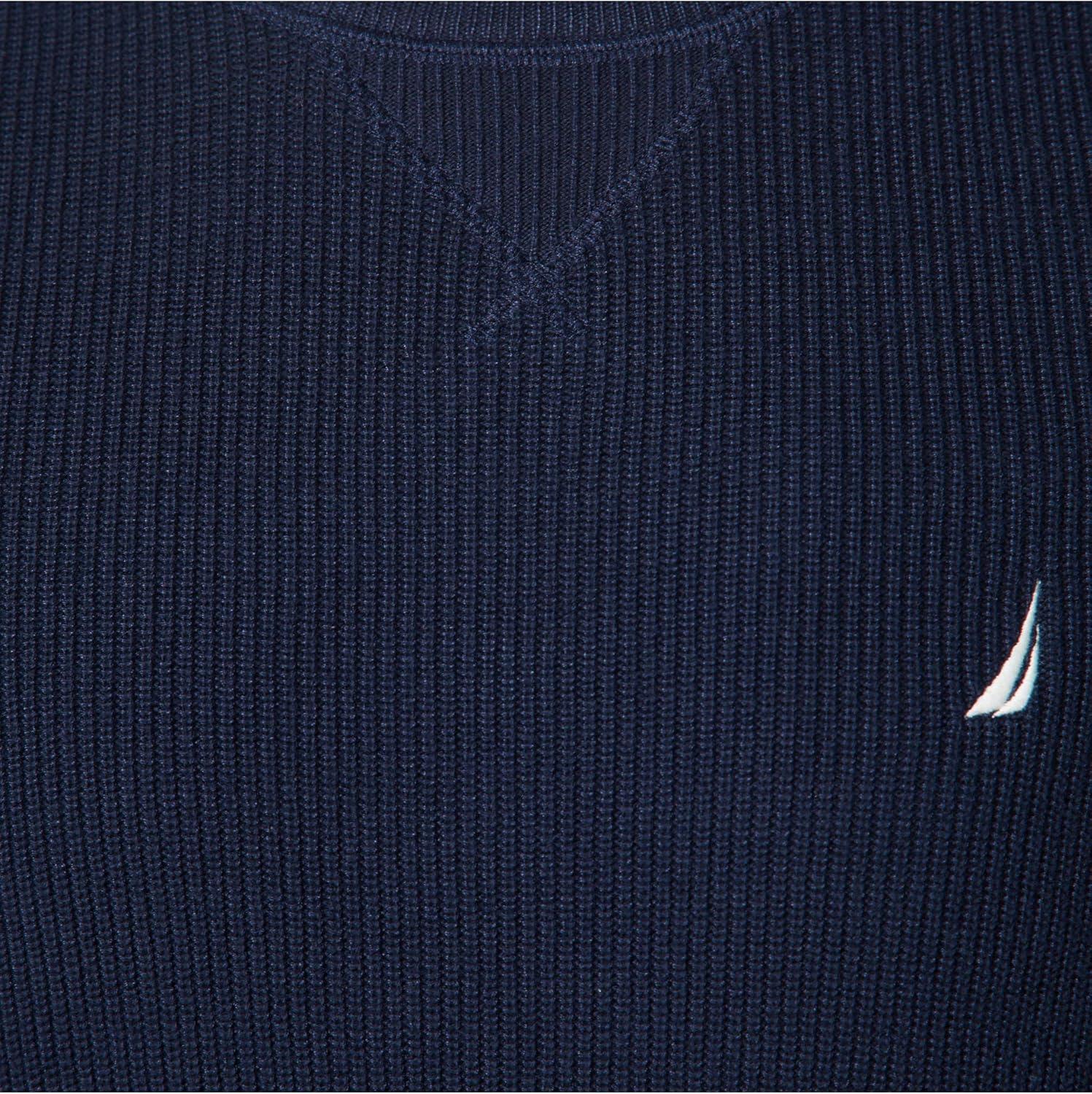 imageNautica Mens Ribbed SweaterNavy