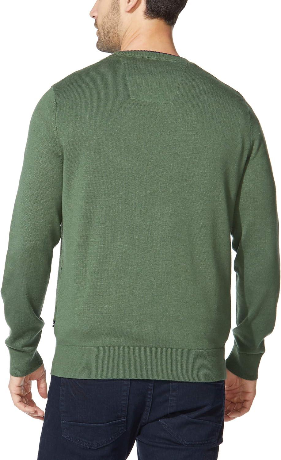 imageNautica Mens Ribbed SweaterPine Forest