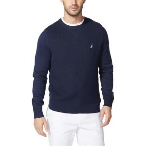 Nautica Men’s Ribbed Sweater(Navy)