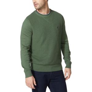 Nautica Men’s Ribbed Sweater(Pine Forest)