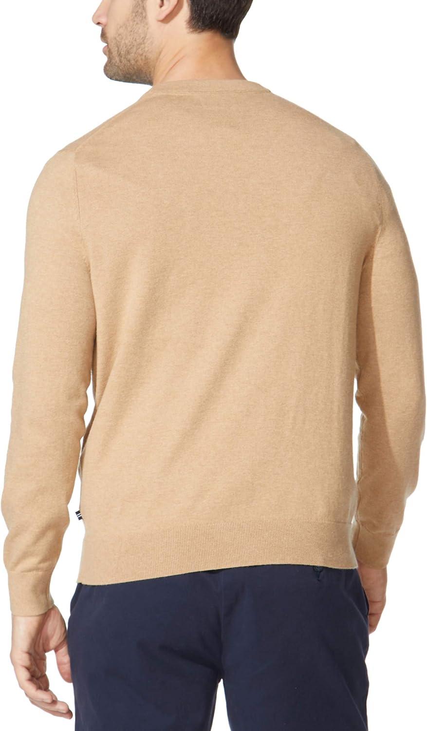imageNautica Mens Nautica Mens Navtech Knit CardiganCoastal Camel Heather