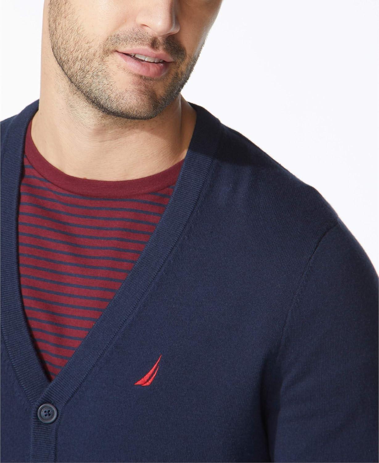 imageNautica Mens Nautica Mens Navtech Knit CardiganNavy
