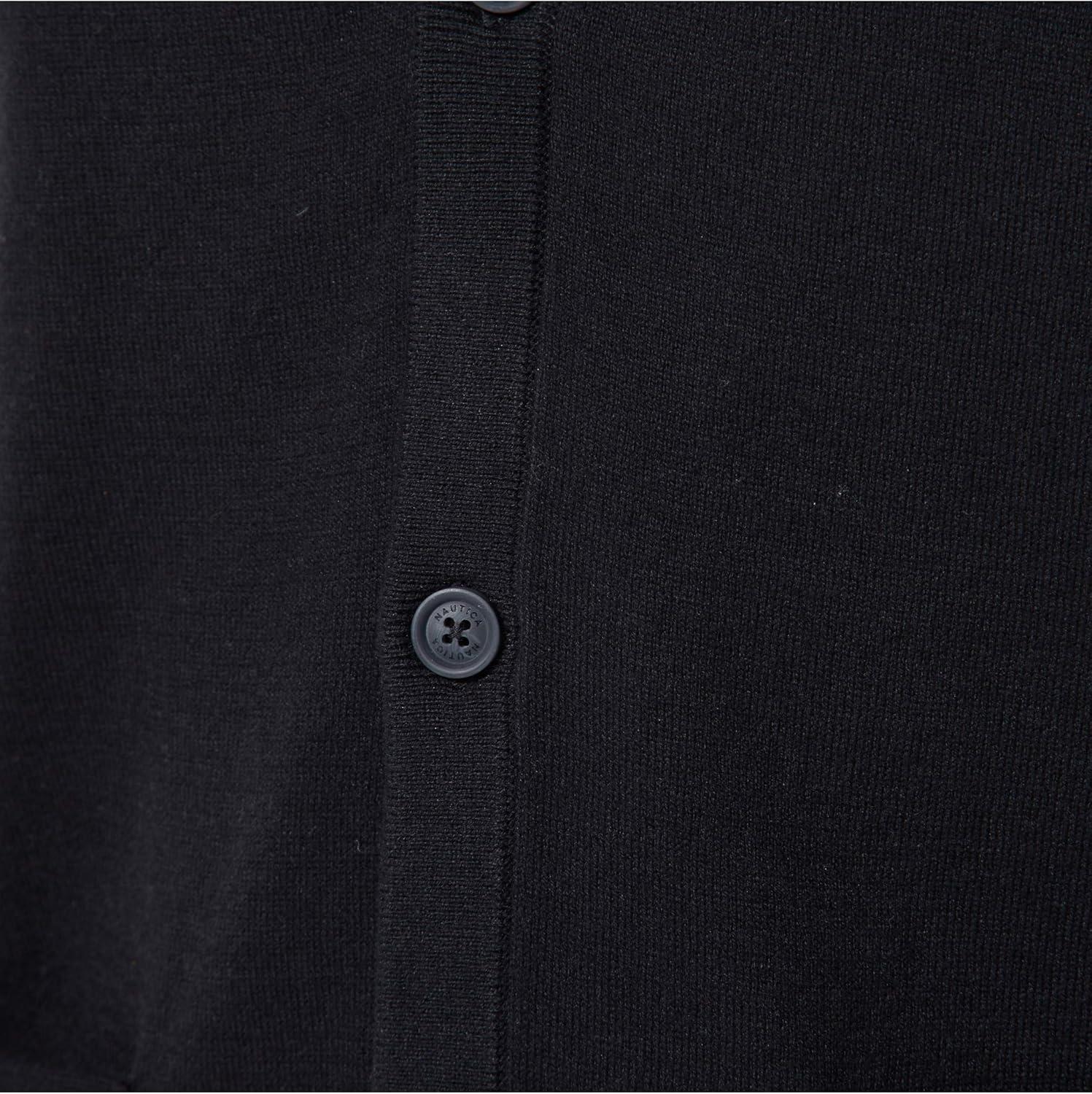 imageNautica Mens Nautica Mens Navtech Knit CardiganTrue Black