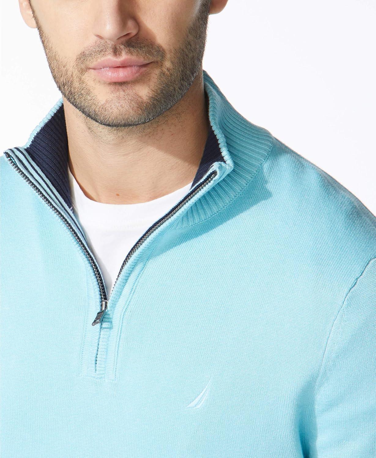 imageNautica Mens QuarterZip SweaterWaterslide