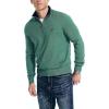 imageNautica Mens QuarterZip SweaterArctic Fern Heather