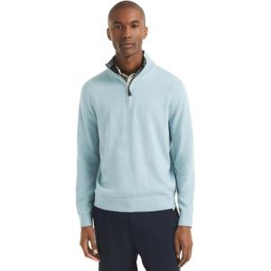 Nautica Men’s Navtech Quarter-Zip Sweater(Crystal Bay Heather)