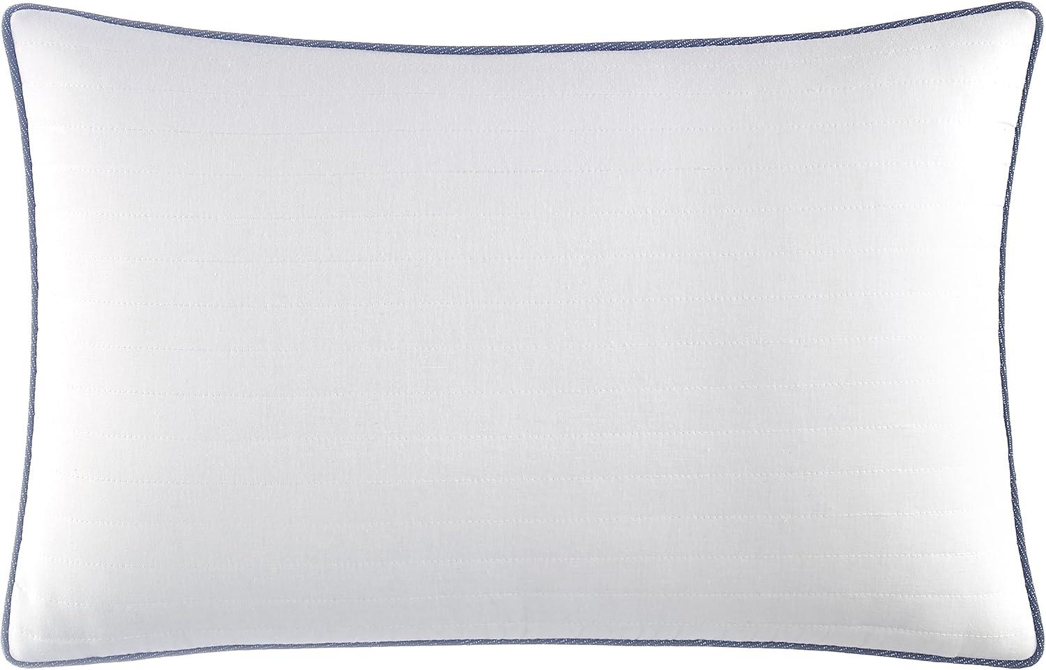 imageNautica Twin Comforter Set Cotton Reversible Bedding with Matching Sham amp Bonus Decorative Pillows Westport Navy TwinTwin XLWestport Navy