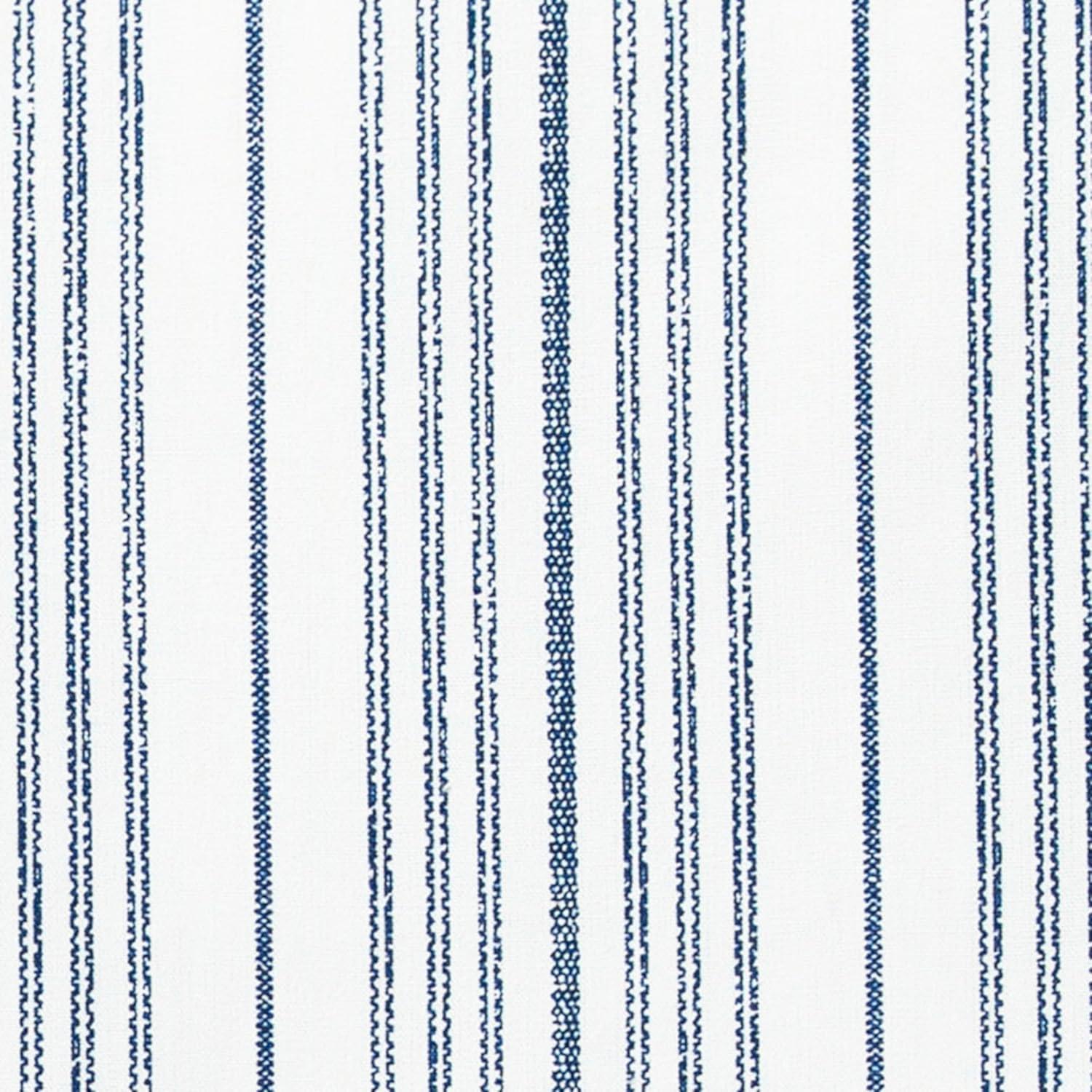 imageNautica Twin Sheet Set Cotton Percale Bedding Set Crisp amp Cool Lightweight amp Breathable Brenton Stripe Navy Blue TwinBeaux Stripe Navy