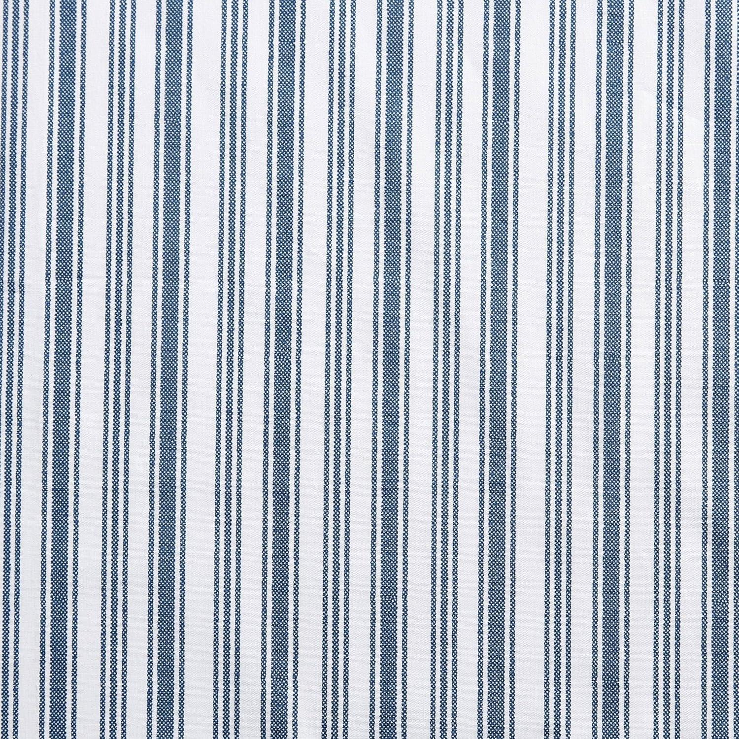 imageNautica Twin Sheet Set Cotton Percale Bedding Set Crisp amp Cool Lightweight amp Breathable Brenton Stripe Navy Blue TwinColeridge Stripe Blue