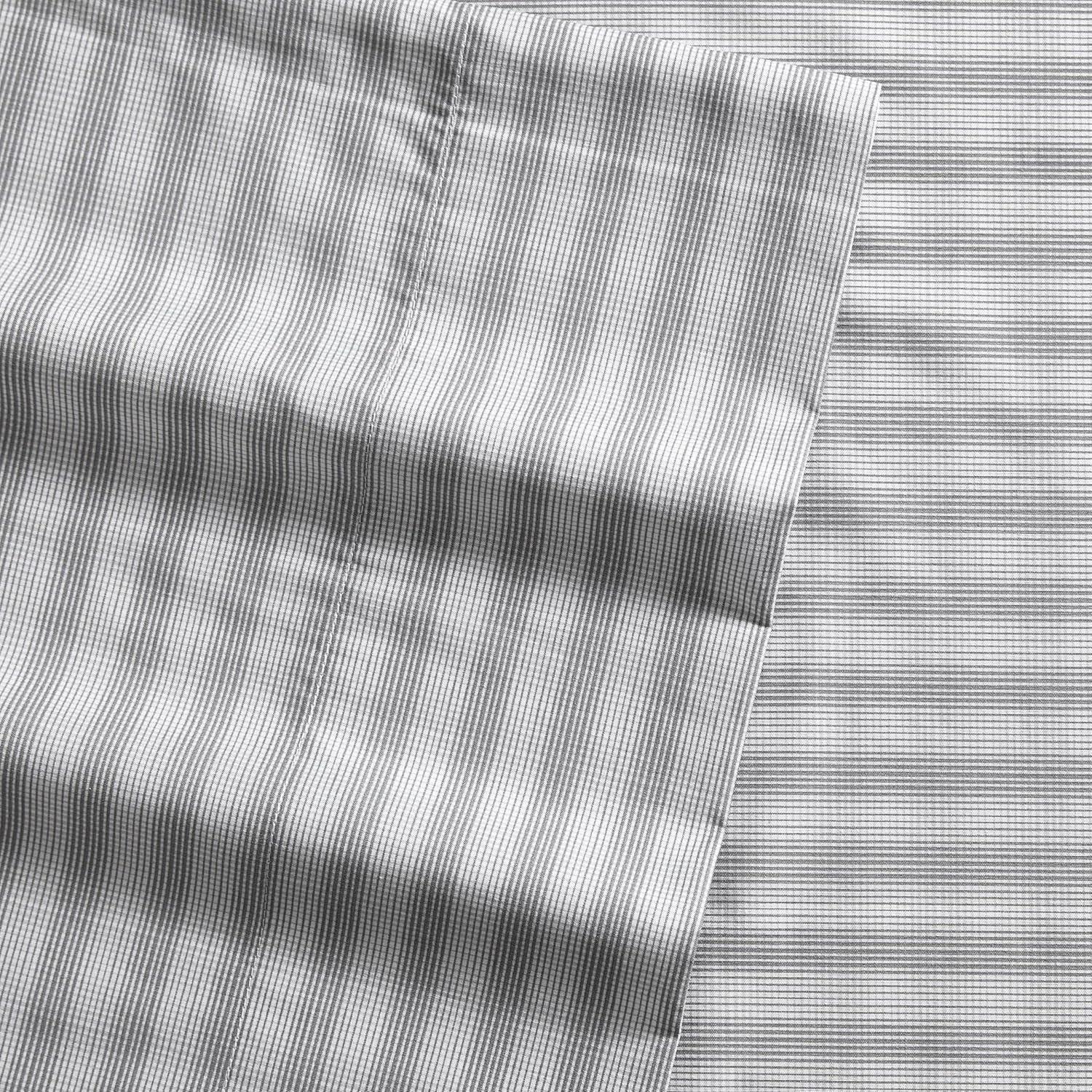 imageNautica Twin Sheet Set Cotton Percale Bedding Set Crisp amp Cool Lightweight amp Breathable Brenton Stripe Navy Blue TwinMichael Plaid