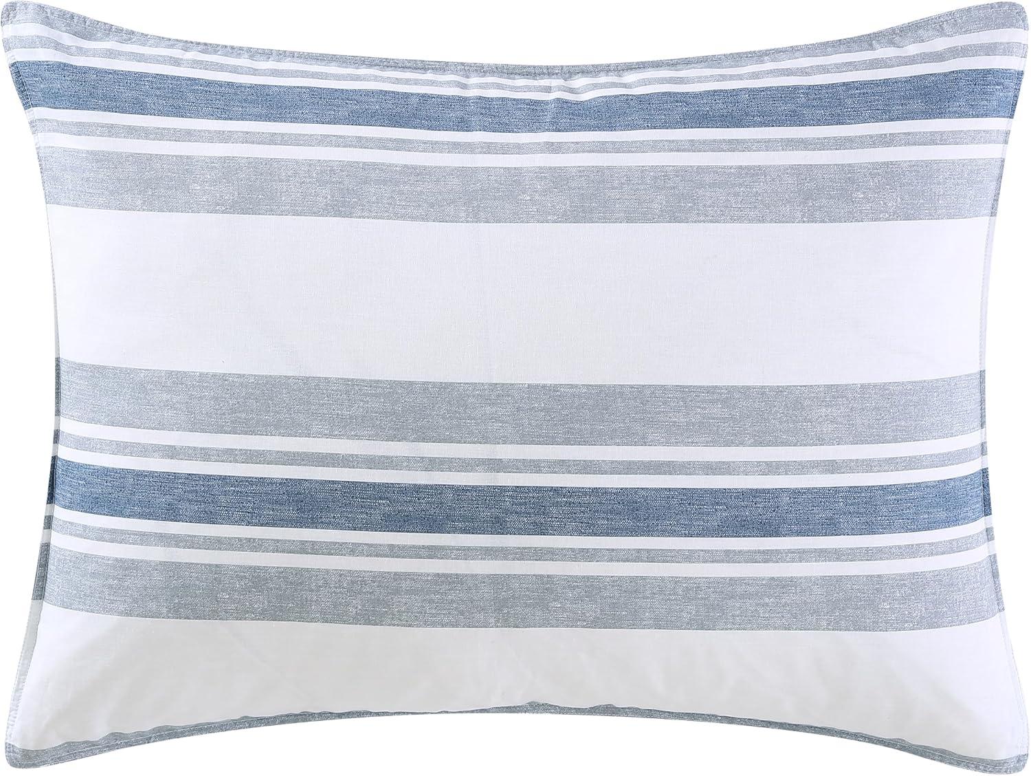 imageNautica TwinTwin XL Comforter Set Reversible Woven Bedding with Matching Sham Medium Weight for Year Round Use Dorm Essentials OekoTex Certified Bay Shore NavyComforter Set