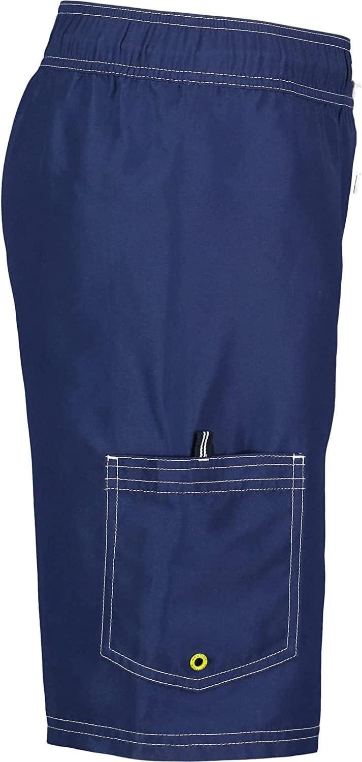 imageNautica Boys 47 Swim TrunkJ Navy Stripe