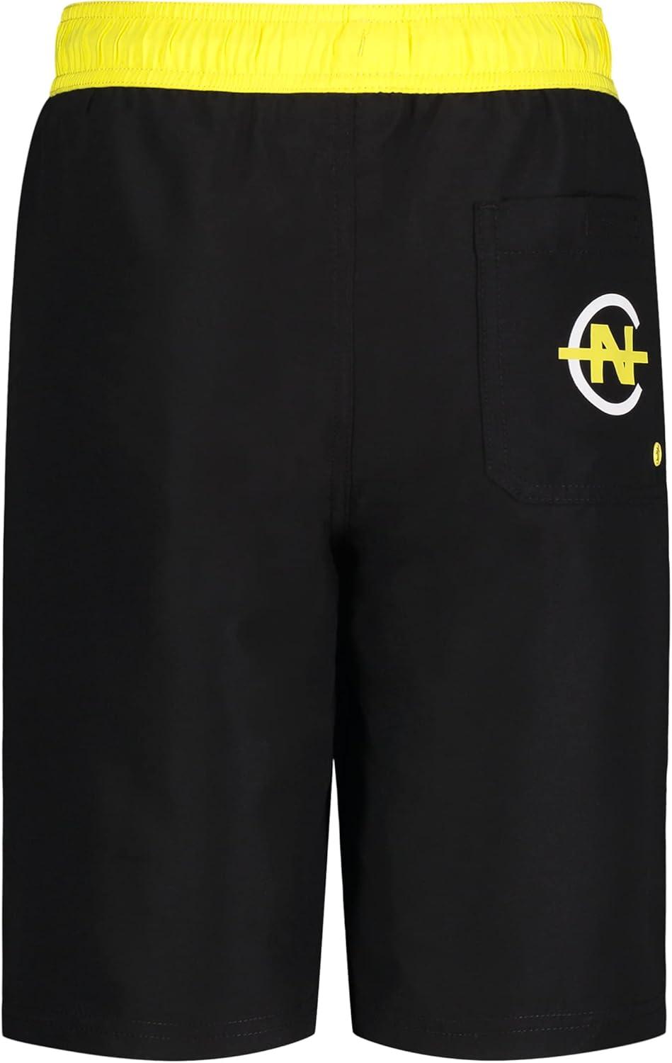 imageNautica Boys 47 Swim TrunkNc Black