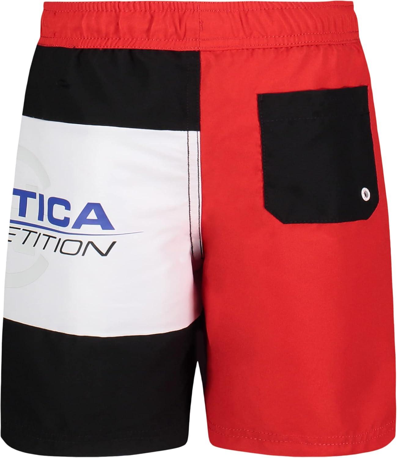 imageNautica Boys 47 Swim TrunkNc Red Cb