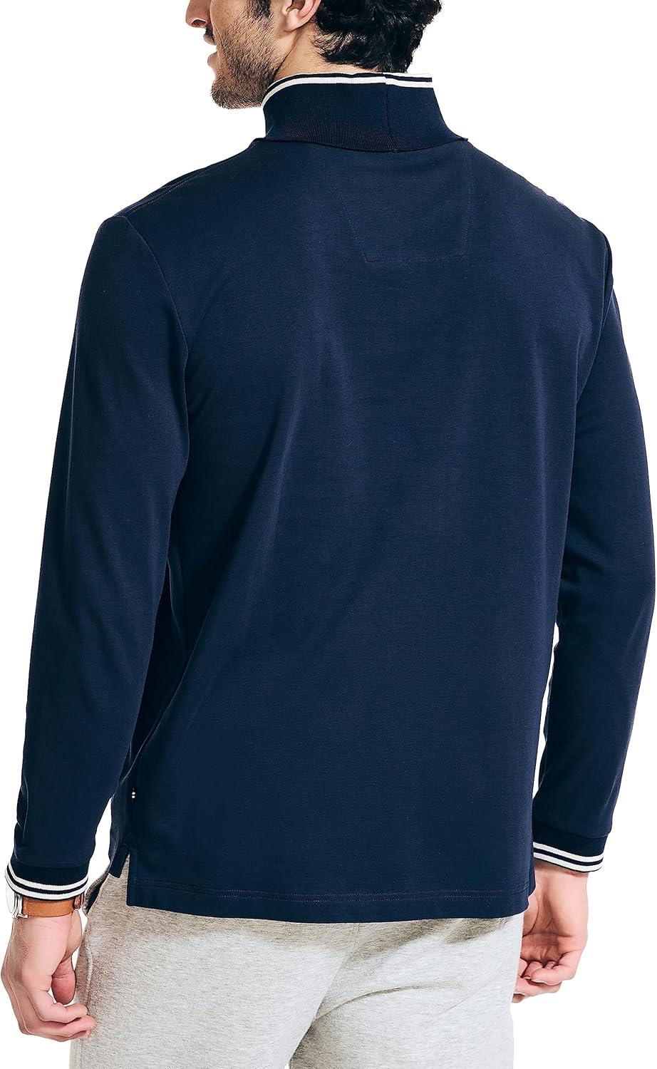 imageNautica Mens Turtleneck SweaterNavy Seas