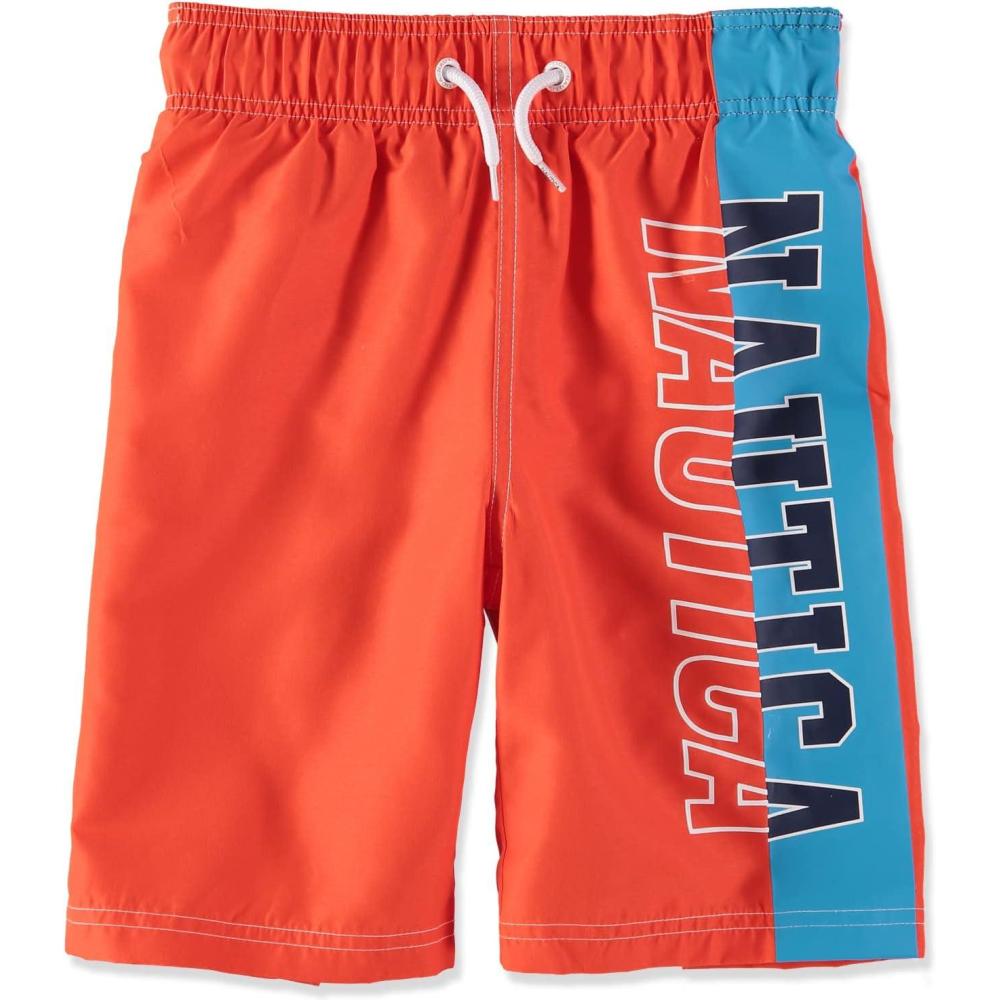 imageNautica Boys 47 Swim TrunkSide Pieced Mandarin Fk16