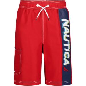 Nautica Boys 4-7 Swim Trunk(In Motion Carmine)