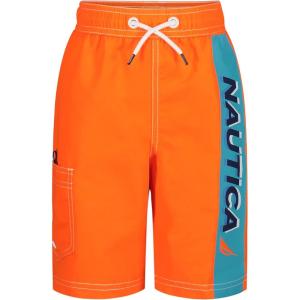 Nautica Boys 4-7 Swim Trunk(In Motion Neon Orange)