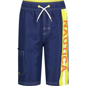 Nautica Boys 4-7 Swim Trunk(J Navy Stripe)