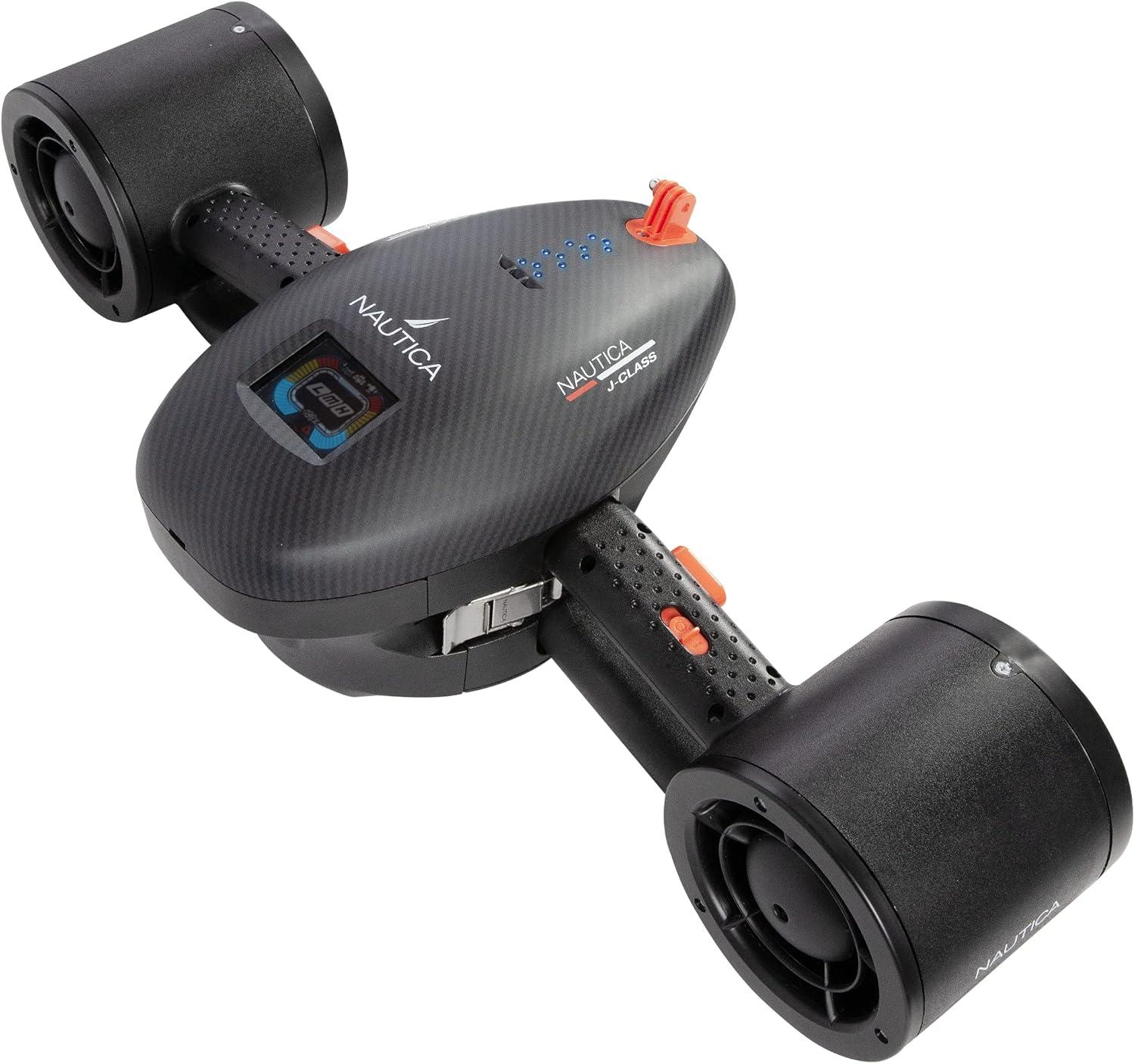 imageNautica J Class Underwater seascooter Foldable and Travel Ready for Diving Snorkeling and CruisingBlack