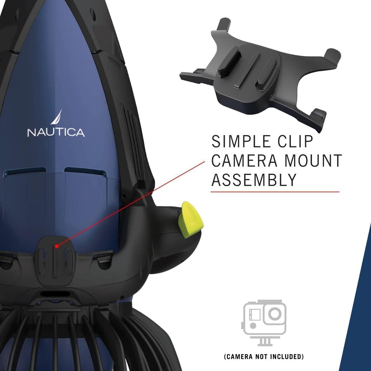 imageNautica J Class Underwater seascooter Foldable and Travel Ready for Diving Snorkeling and CruisingNavy