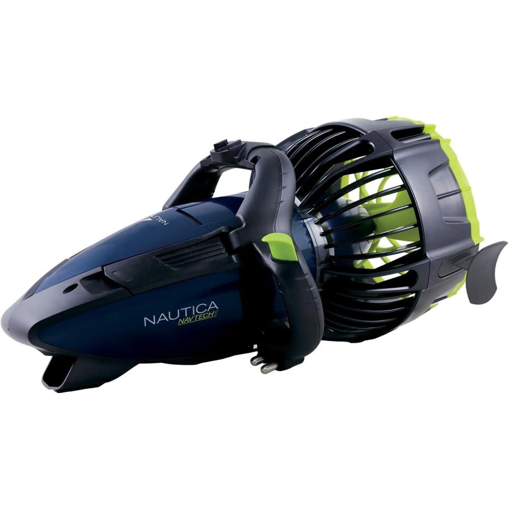 imageNautica J Class Underwater seascooter Foldable and Travel Ready for Diving Snorkeling and CruisingNavy