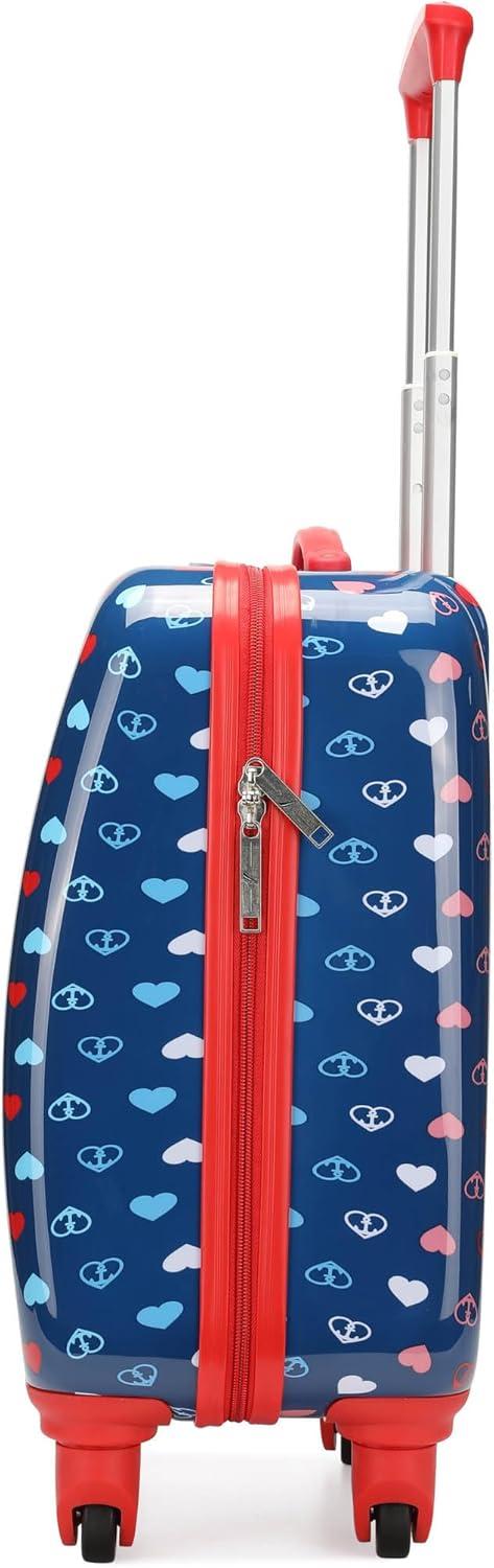 imageNautica Kids 18 Hardside Carryon Suitcase with Spinner Wheels Shark AttackNautica Peace
