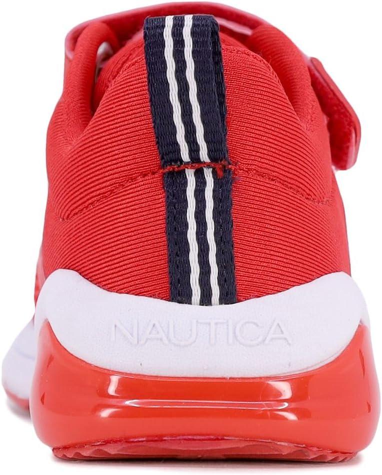 imageNautica Kids LightUp Flashing Sneaker Athletic Running Shoes with Strap Fashionable and Fun for Boys and Girls Available in Toddler and Little Kid SizesBuoy Lightsred