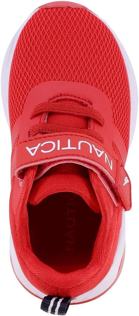 imageNautica Kids LightUp Flashing Sneaker Athletic Running Shoes with Strap Fashionable and Fun for Boys and Girls Available in Toddler and Little Kid SizesBuoy Lightsred