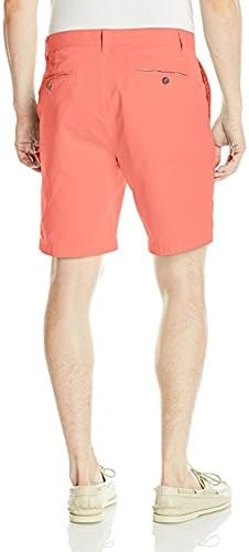 imageNautica Mens Cotton Twill Flat Front Chino ShortPale Coral