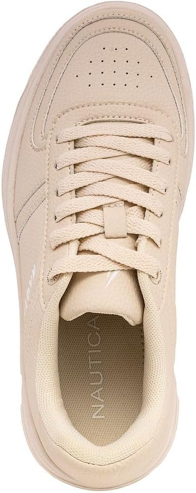 imageNautica Platform Sneakers for Womens Fashion Trendy Shoes White Casual Sneaker Thick Sole Everyday Walking ShoesBonerayburn