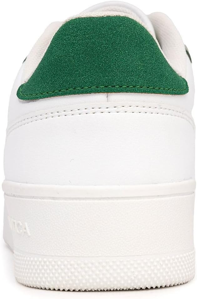 imageNautica Platform Sneakers for Womens Fashion Trendy Shoes White Casual Sneaker Thick Sole Everyday Walking ShoesWhite Greenknottingwood