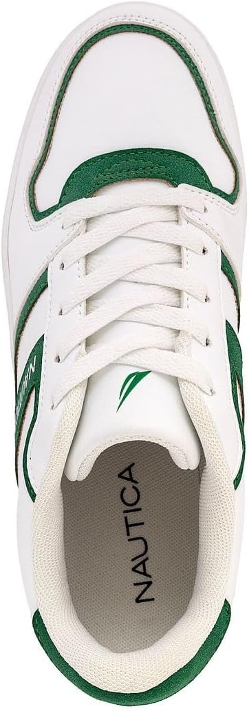 imageNautica Platform Sneakers for Womens Fashion Trendy Shoes White Casual Sneaker Thick Sole Everyday Walking ShoesWhite Greenknottingwood