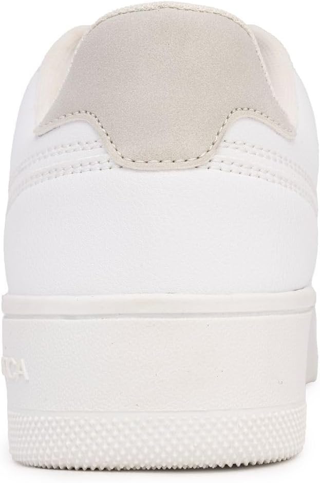 imageNautica Platform Sneakers for Womens Fashion Trendy Shoes White Casual Sneaker Thick Sole Everyday Walking ShoesWhite Sandmilagros