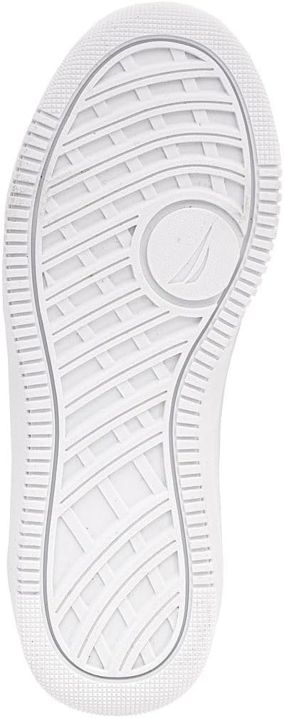 imageNautica Platform Sneakers for Womens Fashion Trendy Shoes White Casual Sneaker Thick Sole Everyday Walking ShoesWhite Silversendera