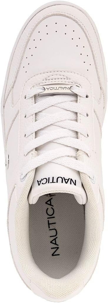 imageNautica Platform Sneakers for Womens Fashion Trendy Shoes White Casual Sneaker Thick Sole Everyday Walking ShoesWhiteshavona