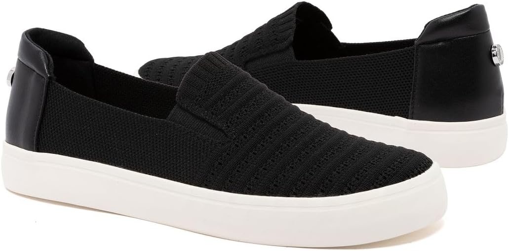 imageNautica Womens Knit SlipOn Shoes Casual Lightweight Comfort Sneakers with Cushioned Insole and Flexible OutsoleBlack Knit