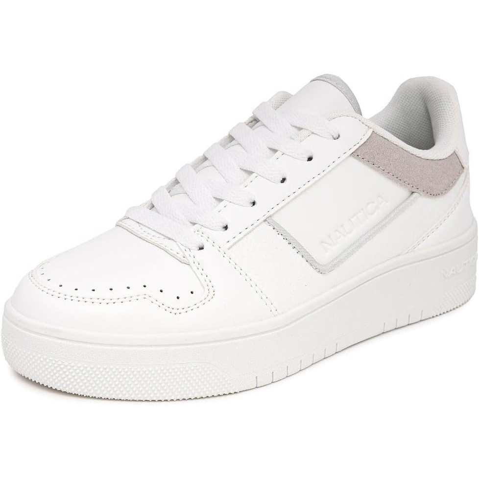 imageNautica Platform Sneakers for Womens Fashion Trendy Shoes White Casual Sneaker Thick Sole Everyday Walking ShoesWhitelarissa