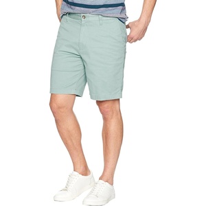 Nautica Men’s Classic Fit Flat Front Stretch Solid Chino Deck Short(Jade Frost)